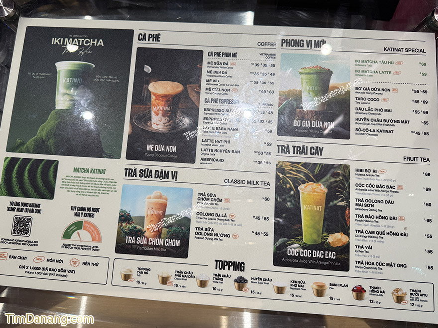 3 Quán Katinat Đà Nẵng đẹp lung linh, review menu đồ uống, cafe