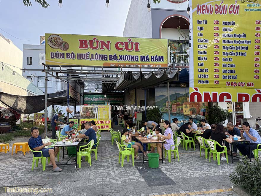 bún củi nguyễn phước lan hoà xuân đà nẵng