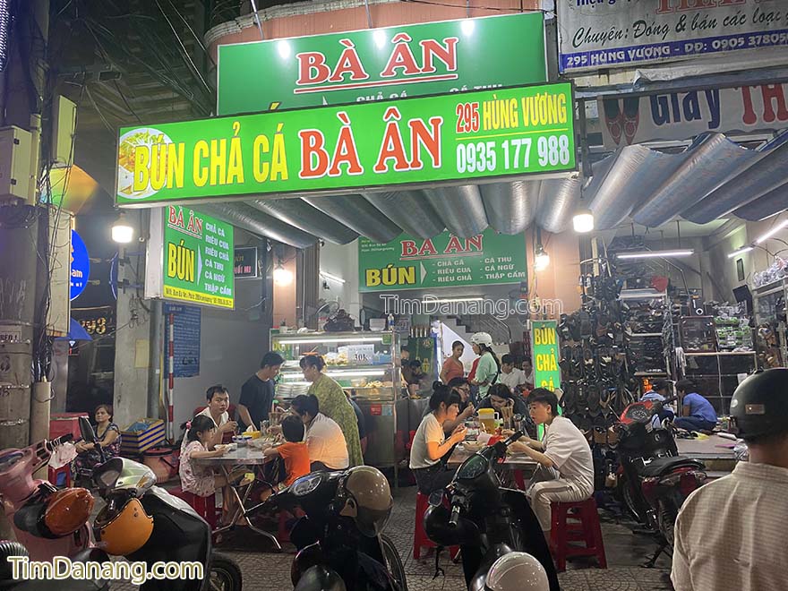 bún chả cá bà ân đà nẵng