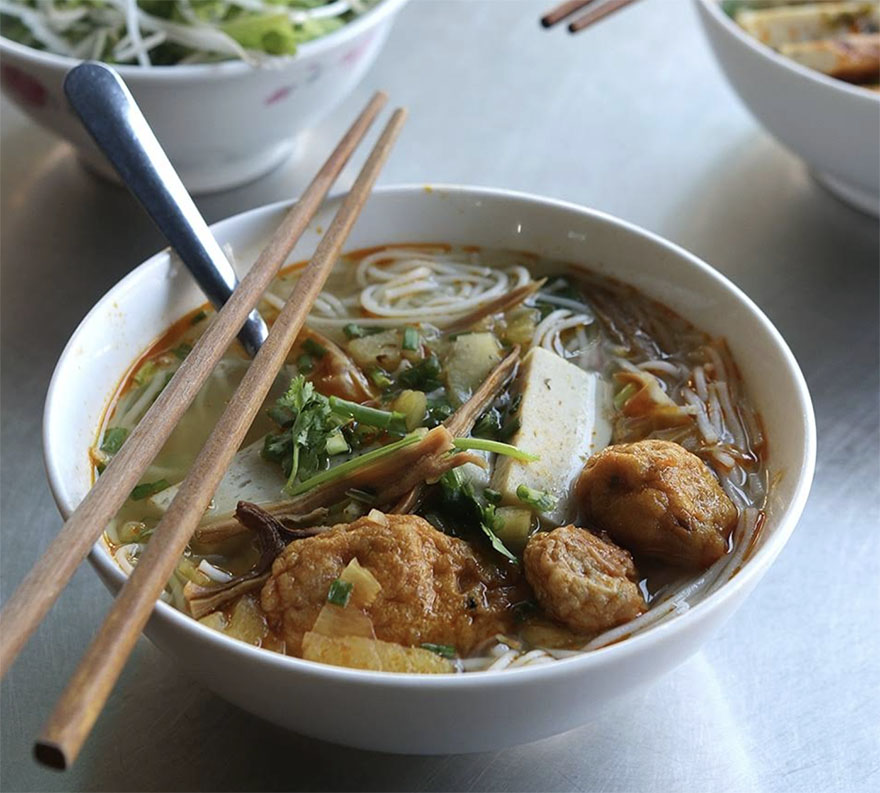 bún chả cá bà hoa đà nẵng