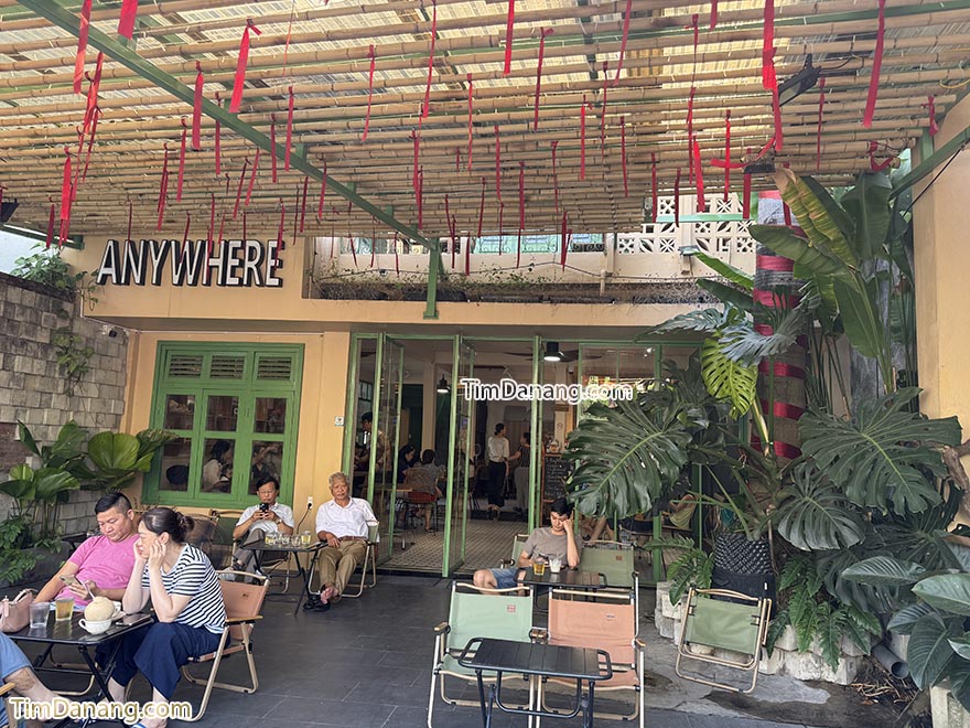 quán cafe anywhere núi thành đà nẵng