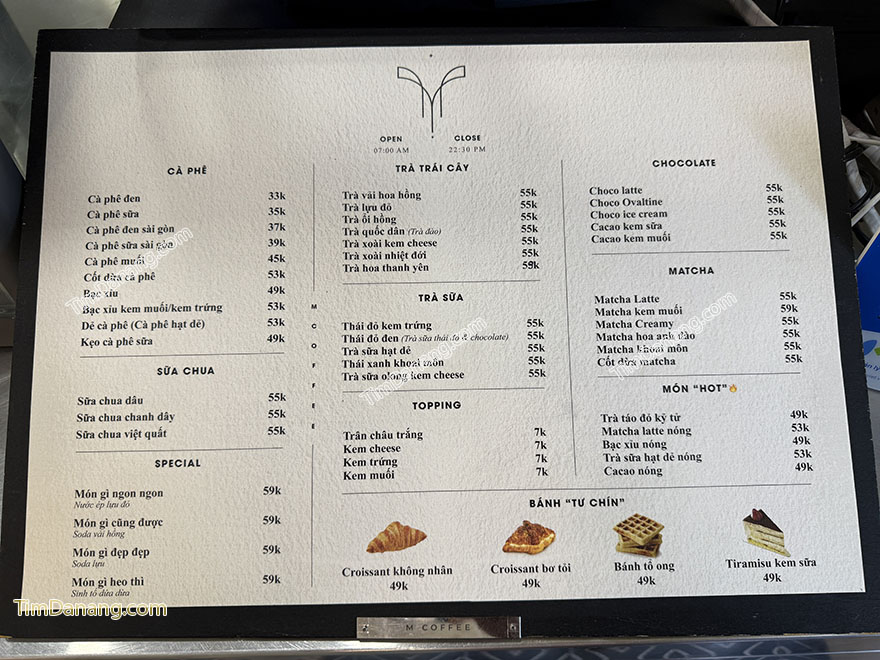 m coffee hoà xuân đà nẵng