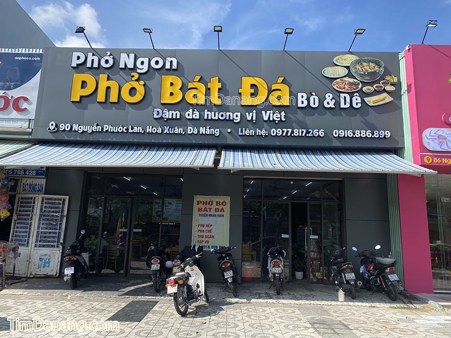 phở bát đá 90 nguyễn phước lan hoà xuân đà nẵng