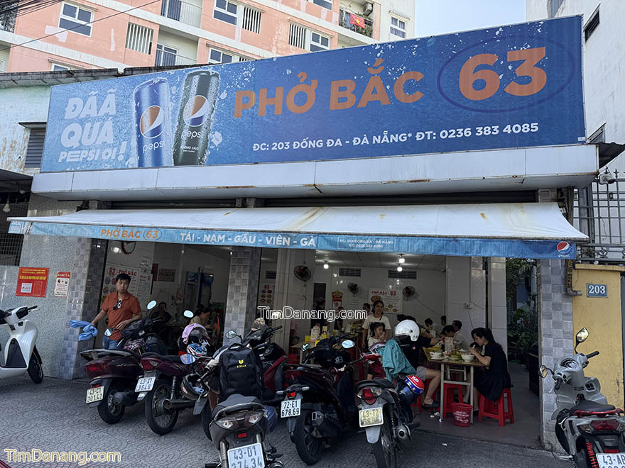 phở bắc 63 đống đa đà nẵng