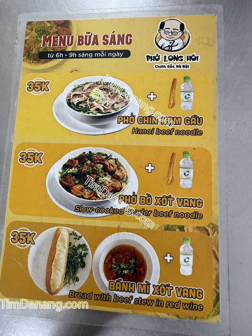 phở long hói nguyễn văn thoại đà nẵng